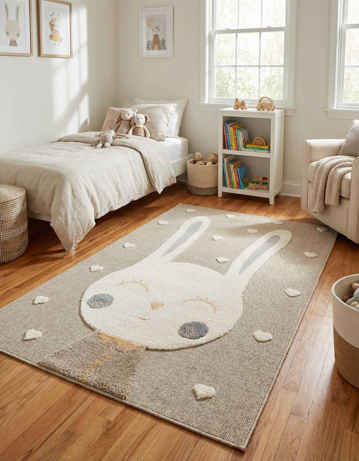 Detail image of 5' x 7' Whimsy Kids Rug