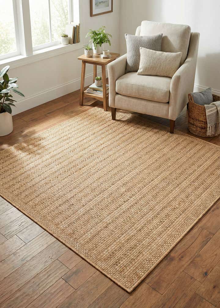 6' x 6' Easy-Clean Border Indoor / Outdoor Square Rug