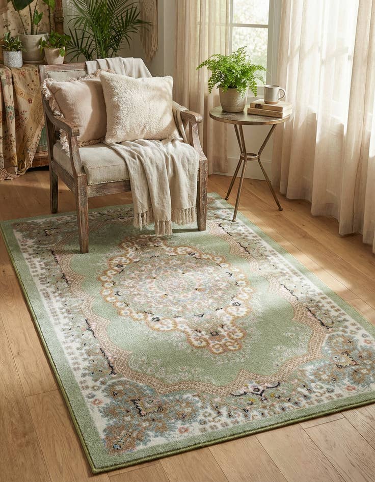 Detail image of 3' 3 x 5' 3 Kamala Washable Rug