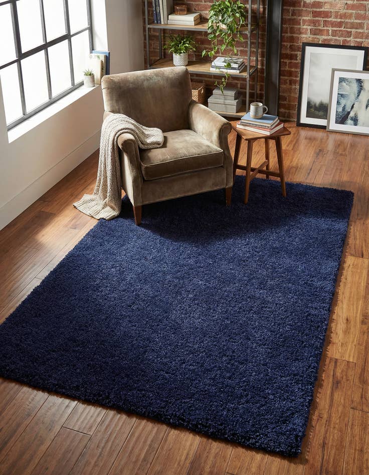 Detail image of 4' x 6' Solid Shag Rug