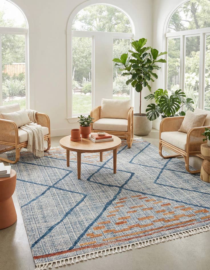 Detail image of 10' x 10' Aramis Square Rug