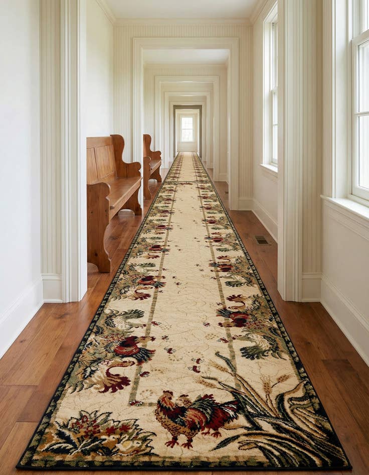 Detail image of 3' x 19' 8 Country Runner Rug