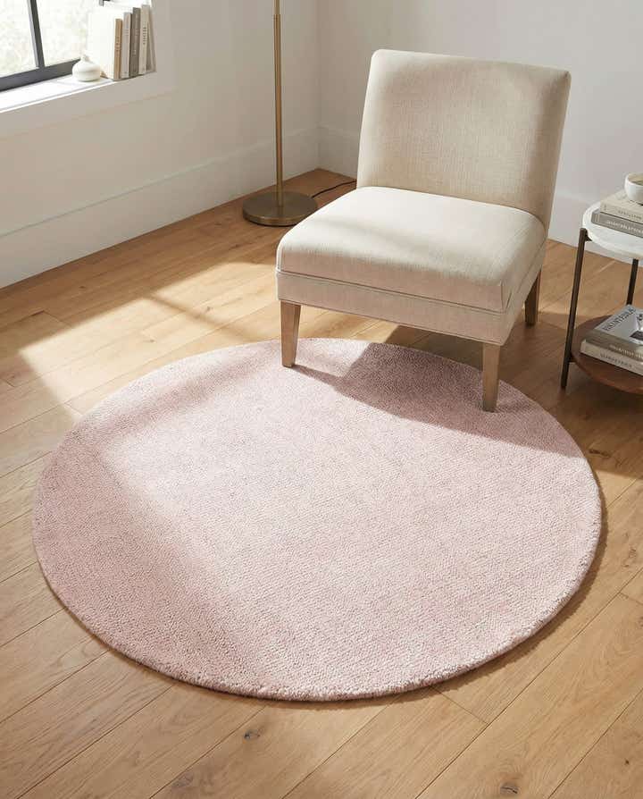 3' 1 x 3' 1 Hand Woven Jill Zarin English Manor Farmhouse Wool Round Rug