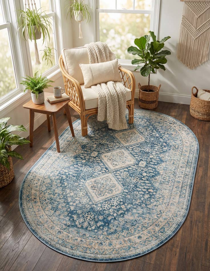 Detail image of 4' x 6' Newport Oval Rug