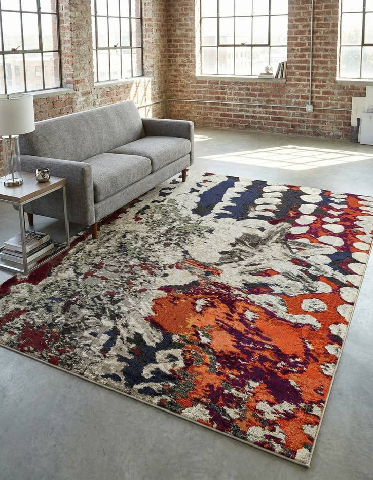 Detail image of 7' 10 x 10'  Washable Haerfest Rug