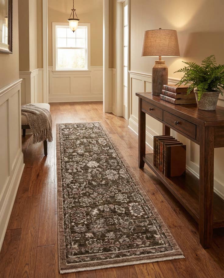 Detail image of 2' x 6' 3 Grand Tradition Runner Rug
