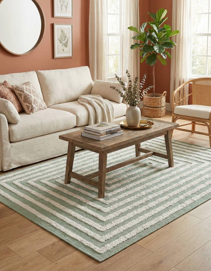 Detail image of 4' 5 x 6' Sabrina Soto Casa Toluca Rug