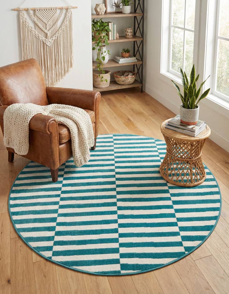 Detail image of 5' 3 x 5' 3 SoHo Round Rug