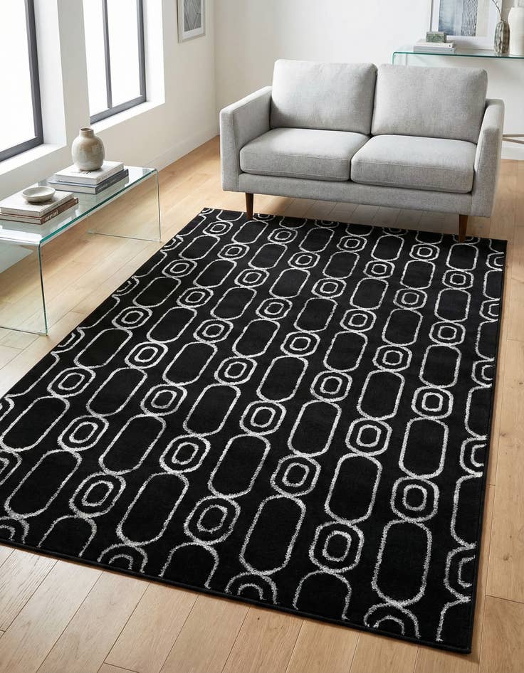 Detail image of 4' x 6' Vogue Geo Rug