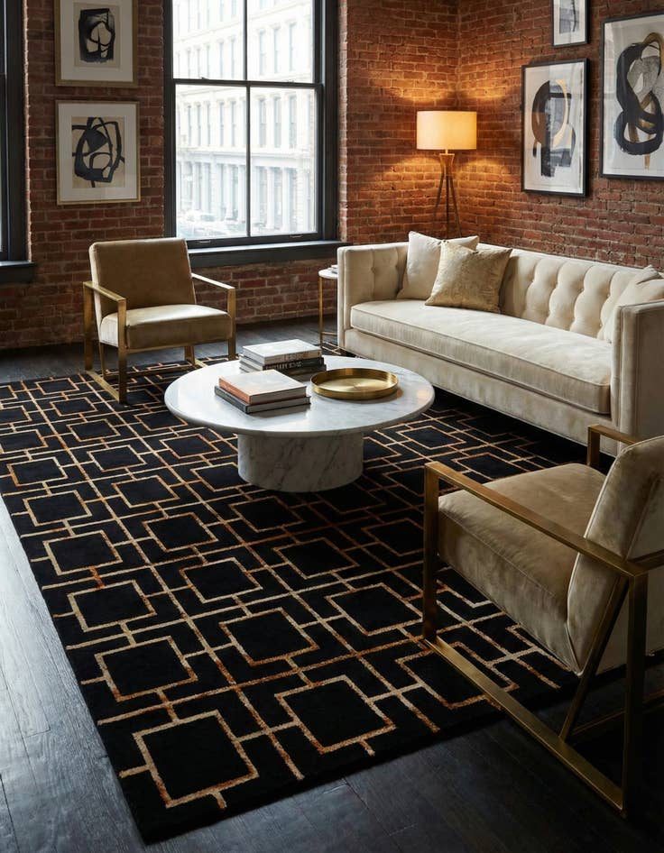 Detail image of 10' x 13' Marilyn Monroe&trade; Glam Deco Rug