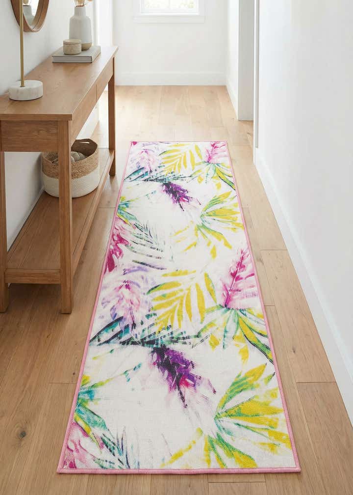 2' x 6' 1 Easy-Clean Jill Zarin Caribbean Indoor / Outdoor Runner Rug