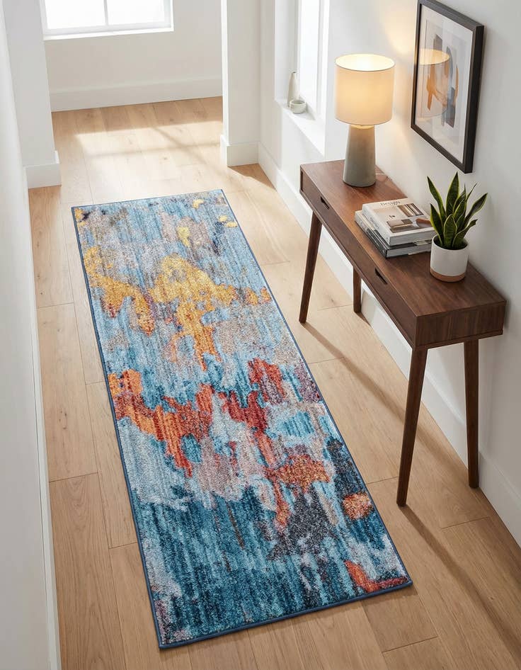 Detail image of Jill Zarin 2' 2 x 6' Downtown Tribeca Runner Rug