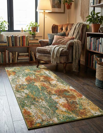 2' x 4' Washable Haerfest Runner Rug