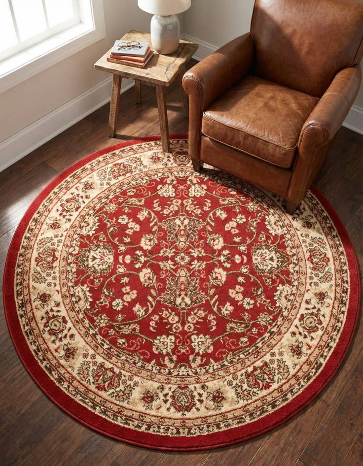 Detail image of 5' 3 x 5' 3 Yasmin Round Rug