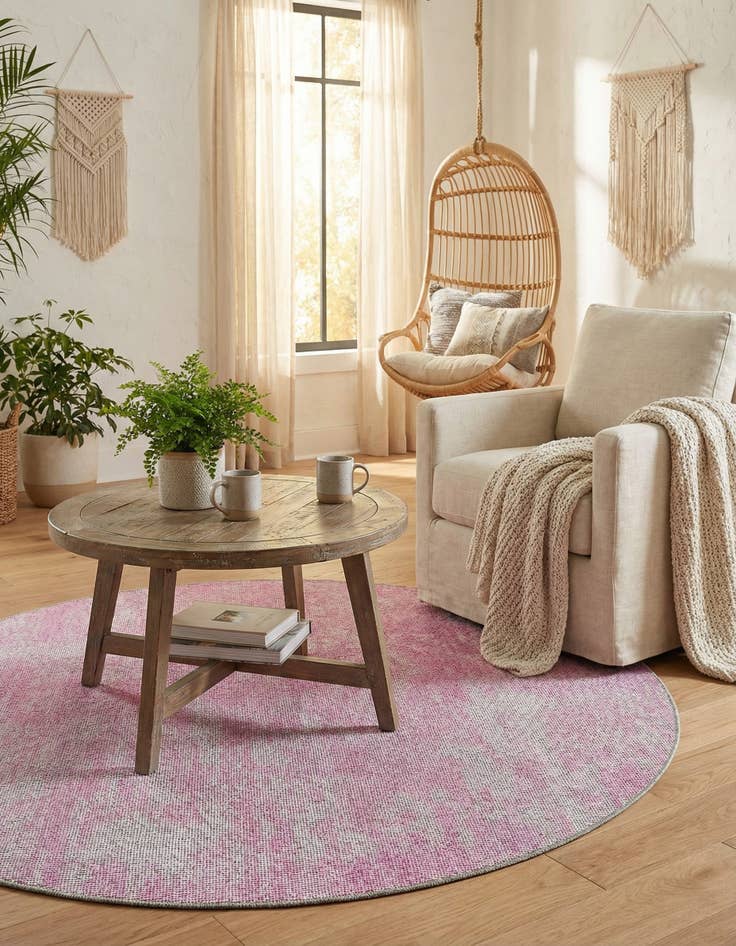 Detail image of 5' x 5' Asha Round Rug