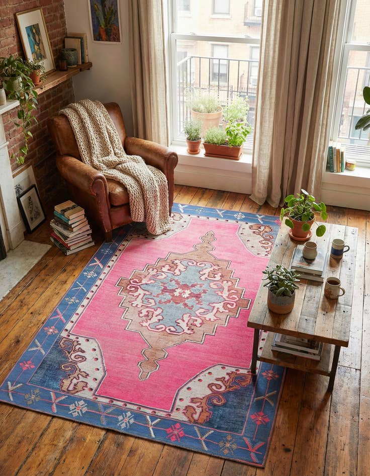 Detail image of 6' x 9' Washable Timeless Rug