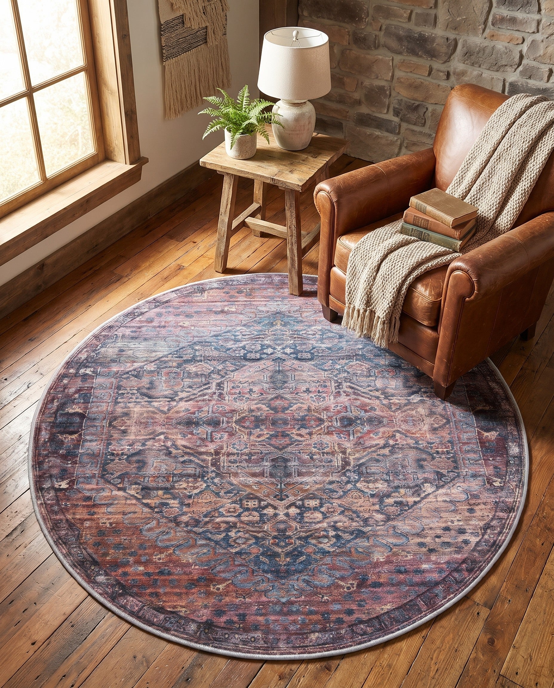 125cm x 125cm Maahru Round Rug