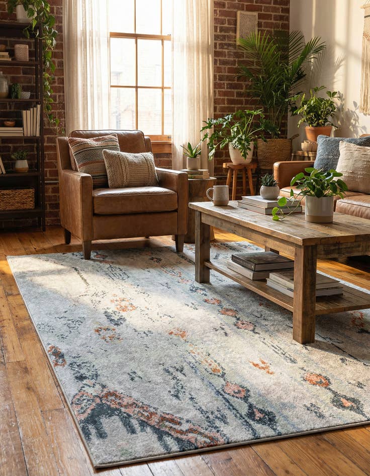 Detail image of 4' x 6' Kamala Washable Rug