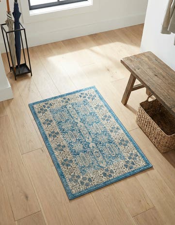 Light Blue Viola Rug