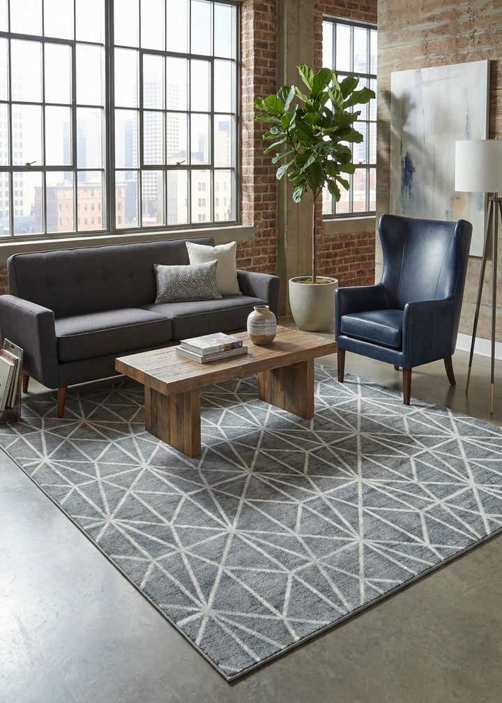 8' x 10' Lattice Trellis Rug