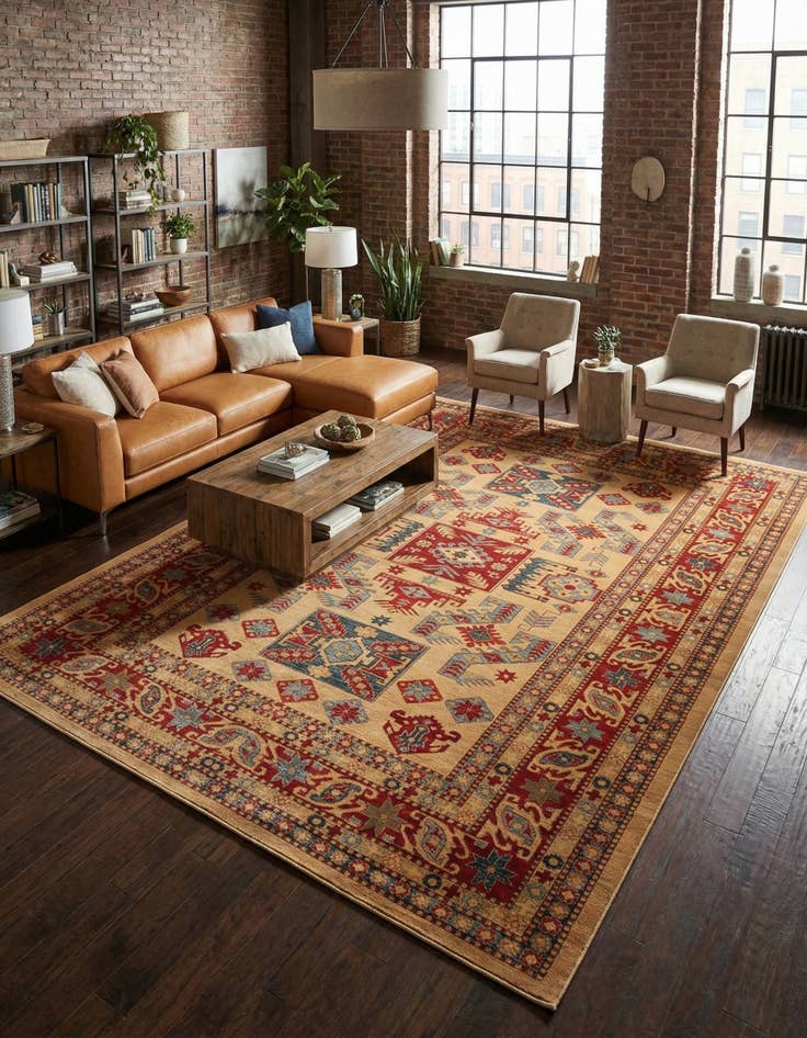 Detail image of 10' 6 x 16' 5 Serapi Rug