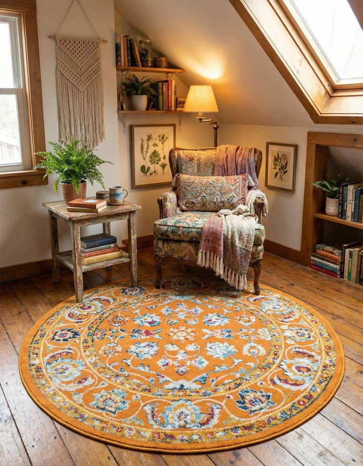 Detail image of 5' x 5' Aurelia Round Rug