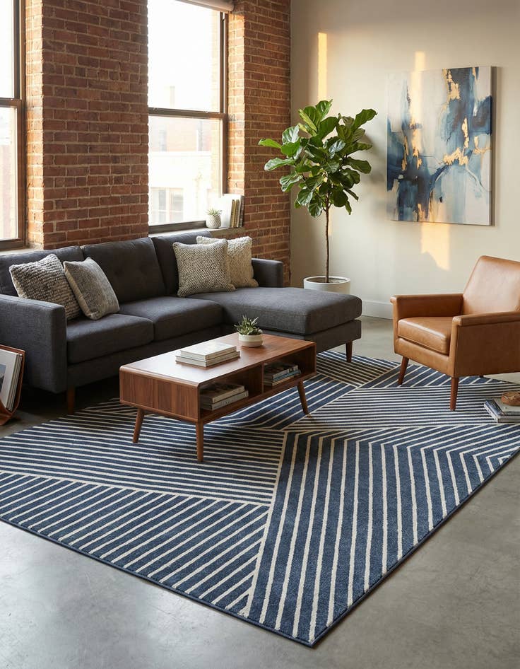 Detail image of 7' 10 x 11' Oslo Rug