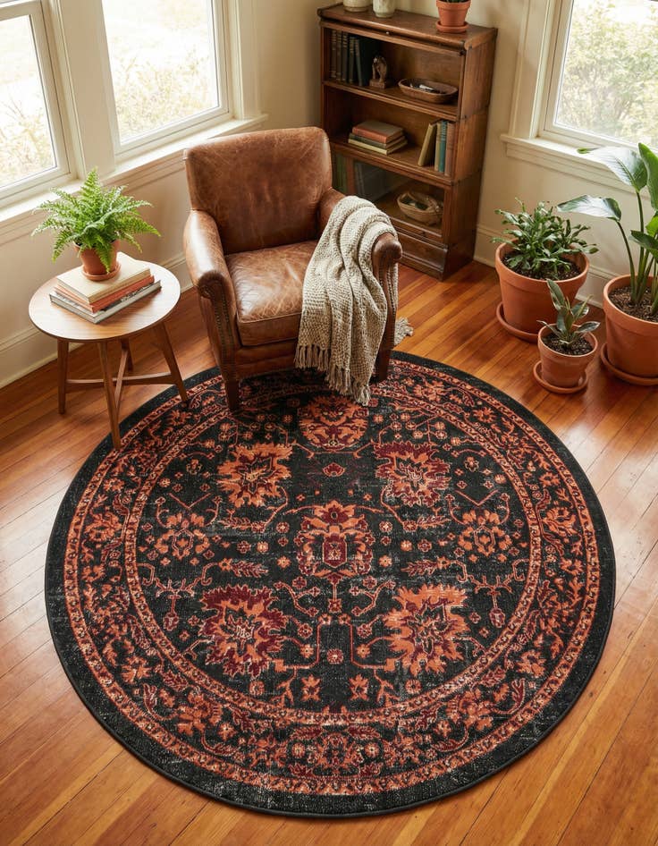 Detail image of 6' 1 x 6' 1 Lucerne Round Rug