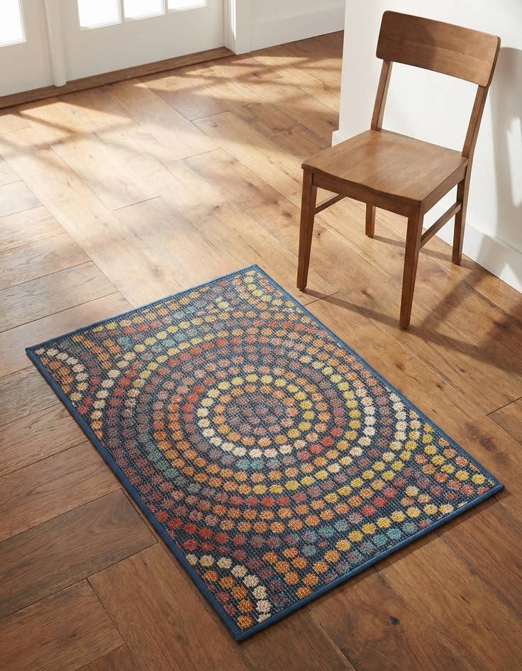 Detail image of 2' x 3' 1 Washable Baja Indoor / Outdoor Rug