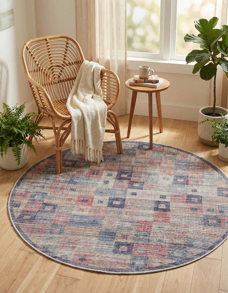 Detail image of 4' x 4' Washable Sisu Round Rug