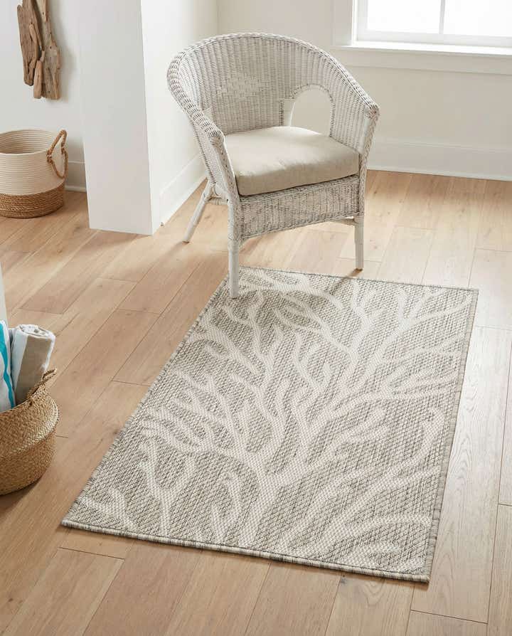 2' x 3' Easy-Clean Coastal Indoor / Outdoor Rug