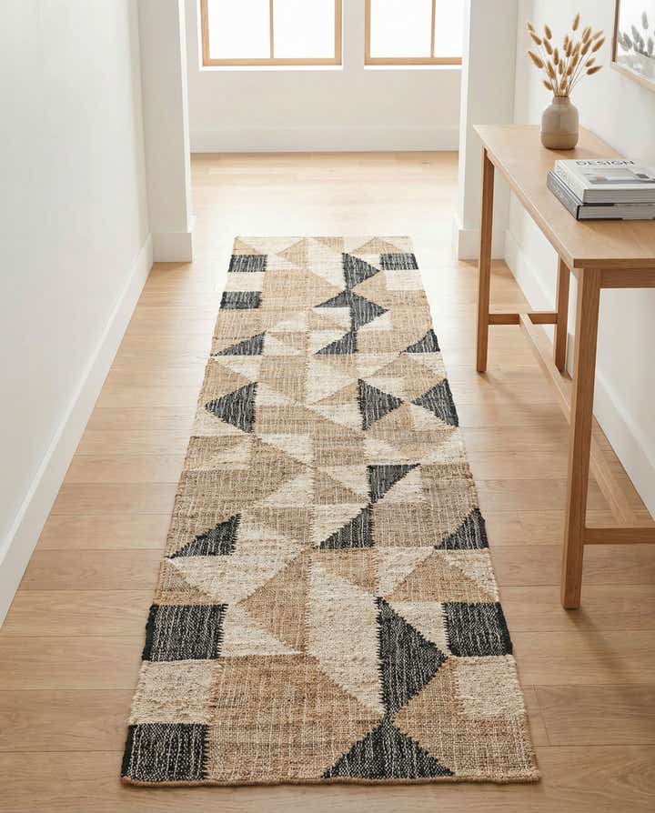 2' x 8' Hand Woven Kala Handwoven Jute Runner Rug