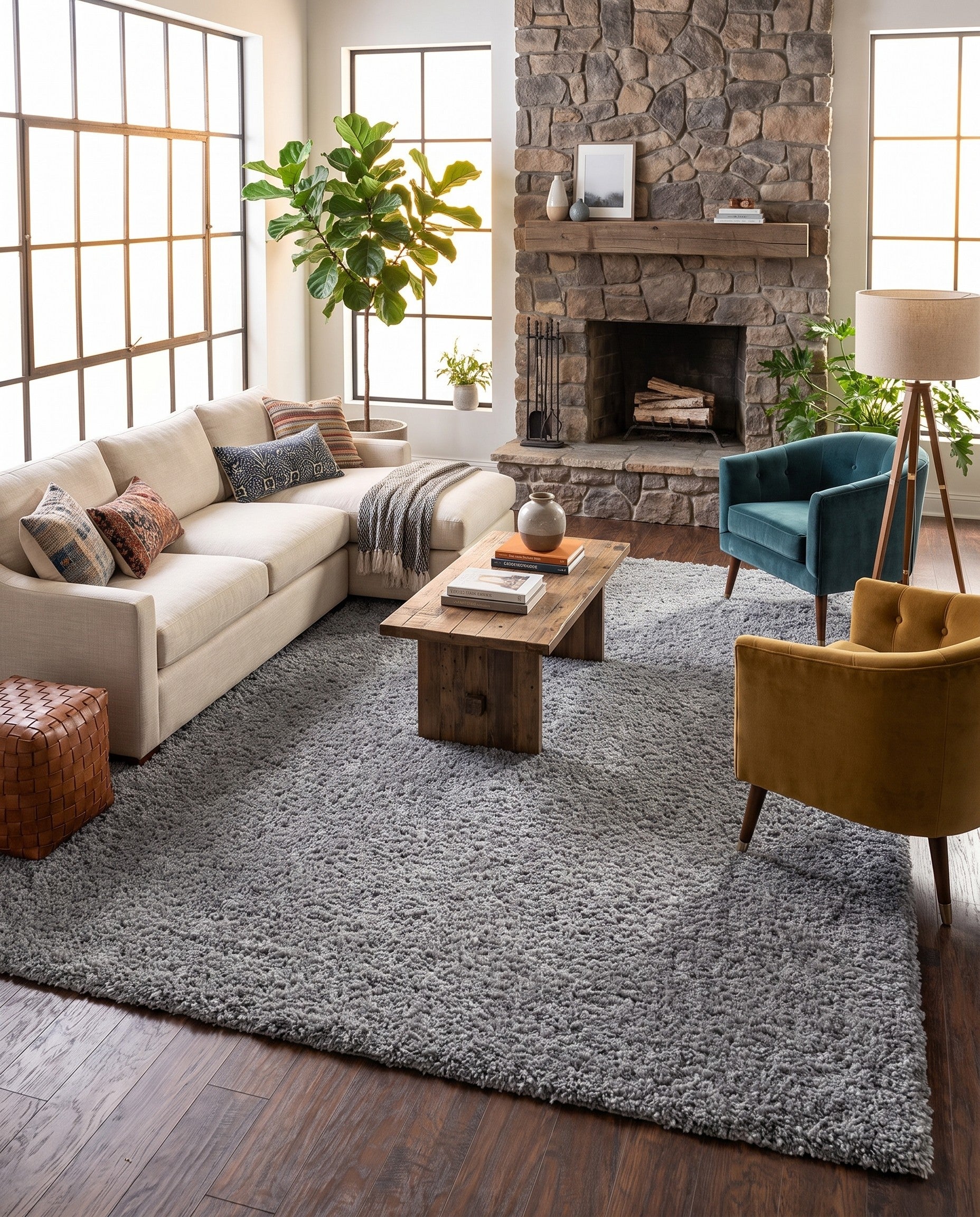 10' x 14' Zermatt Shag Rug