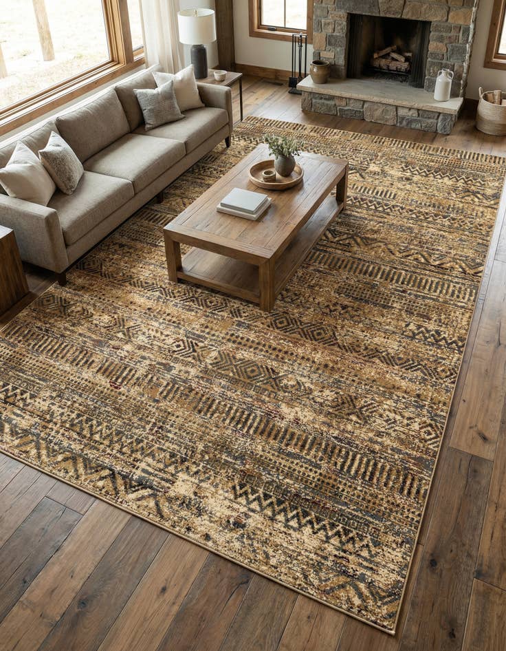 Detail image of  7' 1 x 10' Saturn Rug