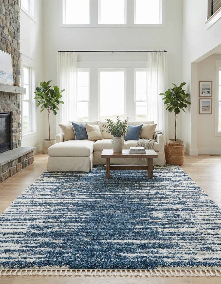 Detail image of 10' x 14' Serenity Shag Rug