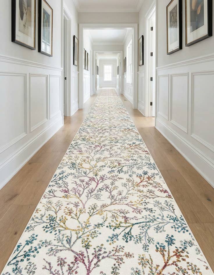 Detail image of 2' 7 x 19' 8 Blossom Runner Rug