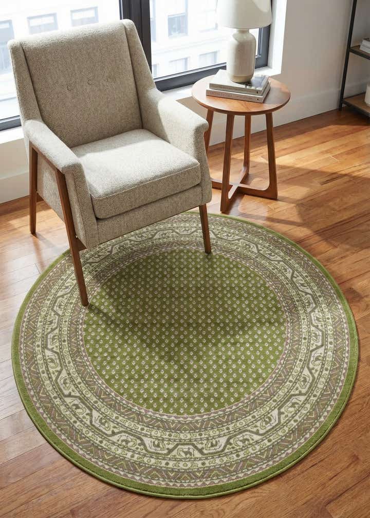3' 7 x 3' 7 Tribeca Round Rug