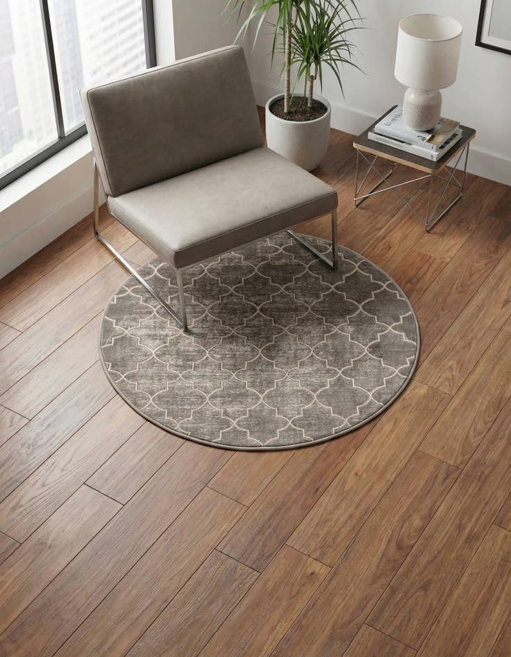 Detail image of 3' 3 x 3' 3 Uptown Lincoln Center Round Rug