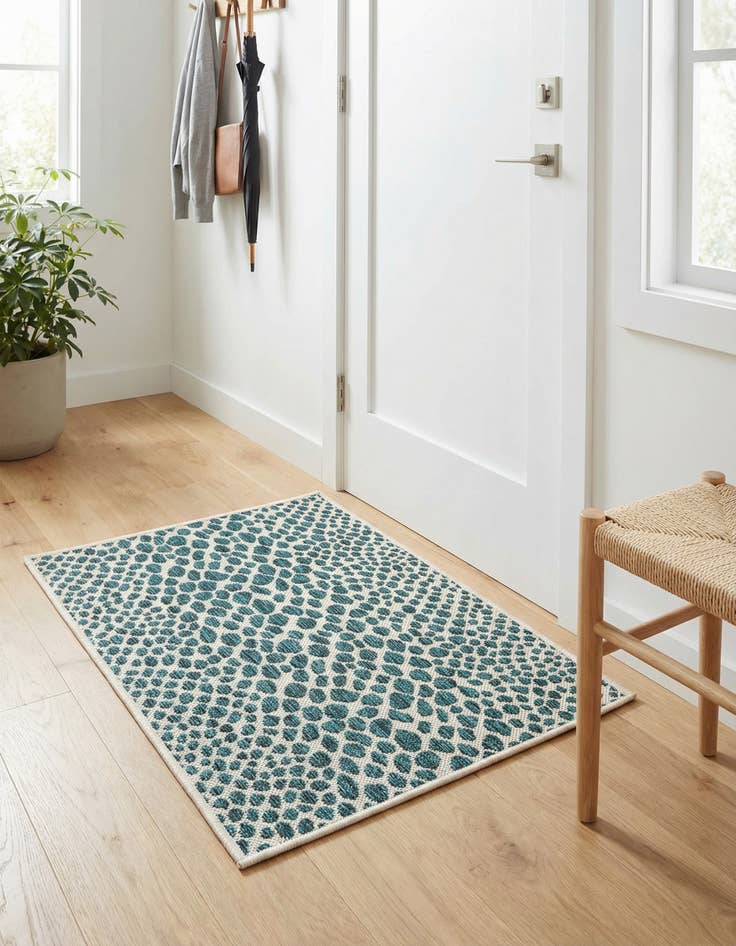 Detail image of 2' x 3' Washable Jill Zarin Cape Town Indoor / Outdoor Rug