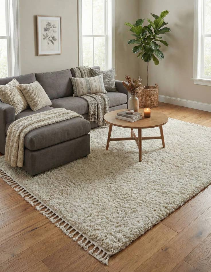 Detail image of  7' x 10' Athena Shag Rug