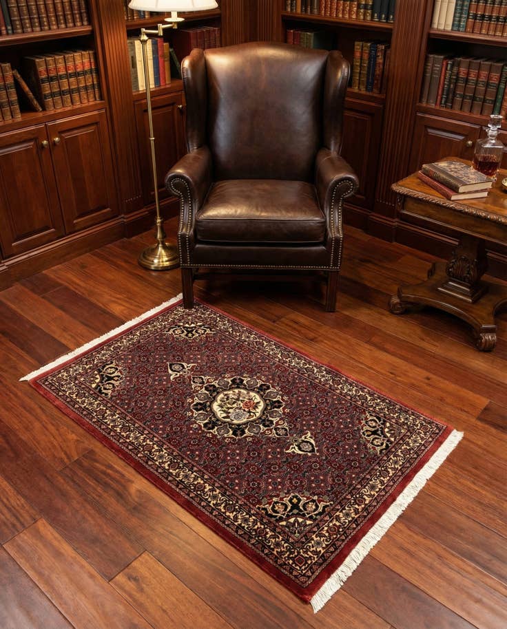 Detail image of 3' 1 x 4' 11 Bidjar Wool Rug
