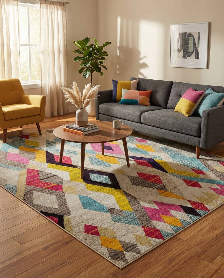 Detail image of 8' x 10' Washable Mesa Rug