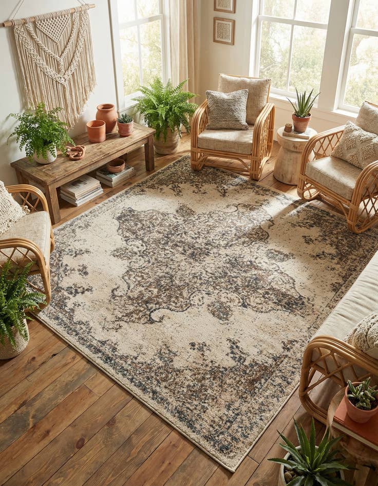 Detail image of 8' x 8' Sahara Square Rug