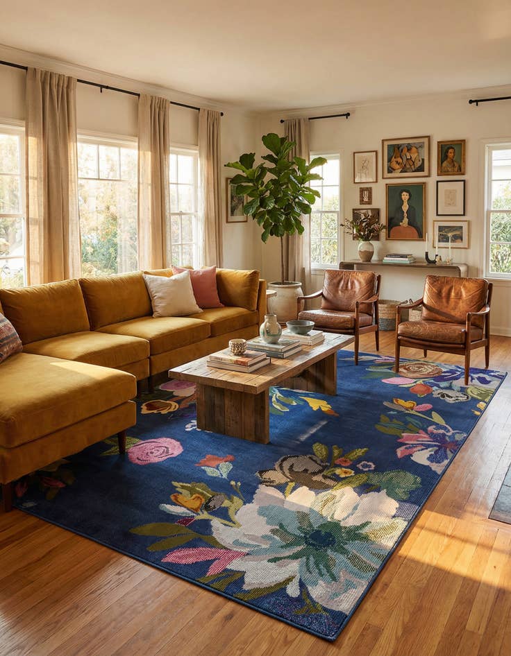 Detail image of 10' x 14' Blossom Rug