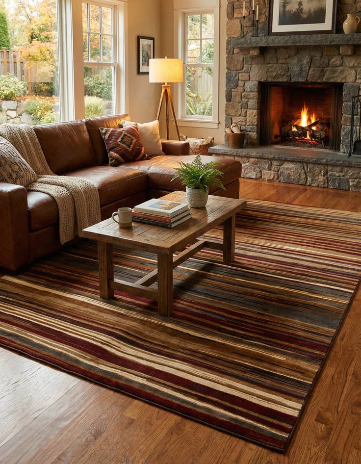 Detail image of 7' 10 x 11' Coffee Shop Rug