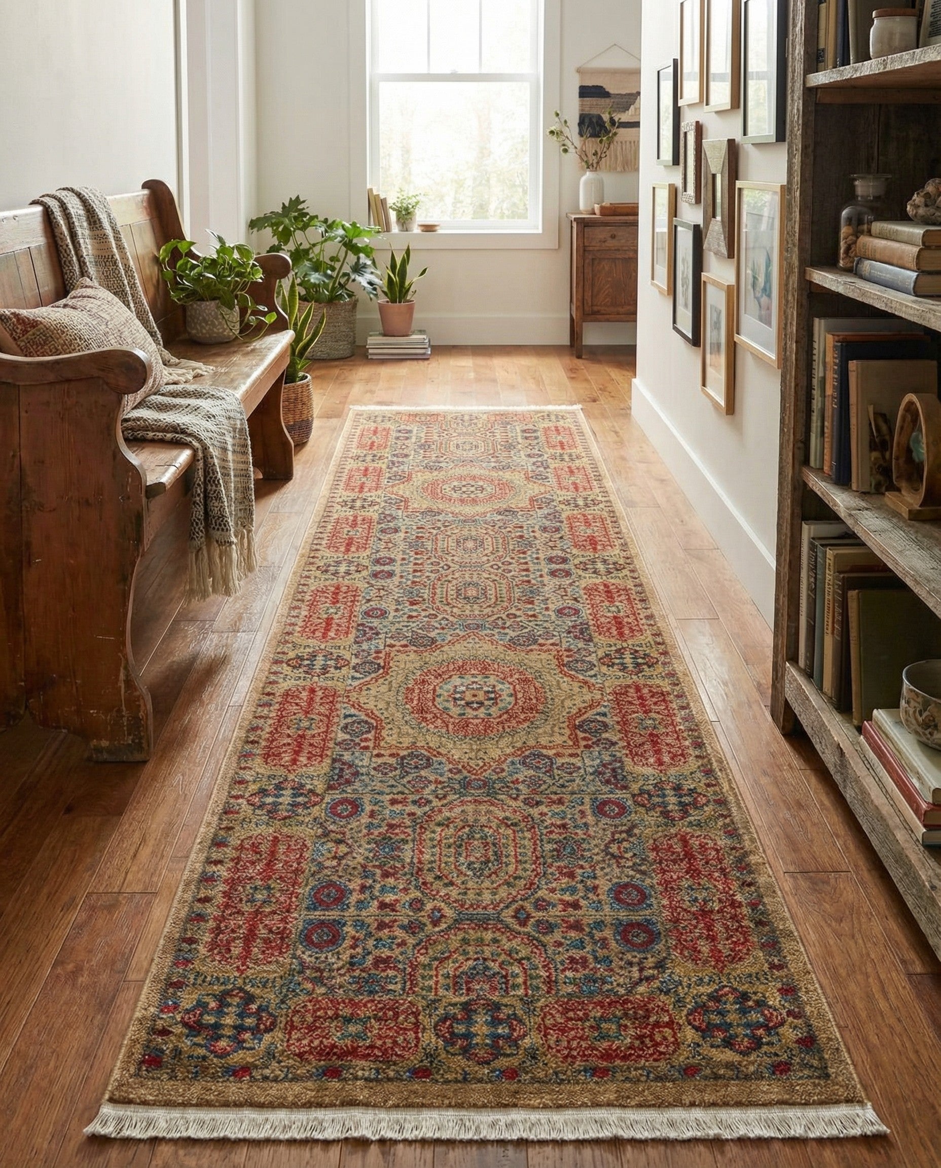 2' 7 x 10' Mamluk Runner Rug