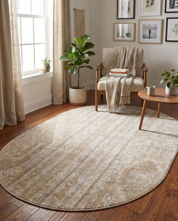 5' 3 x 8' Oregon Oval Rug