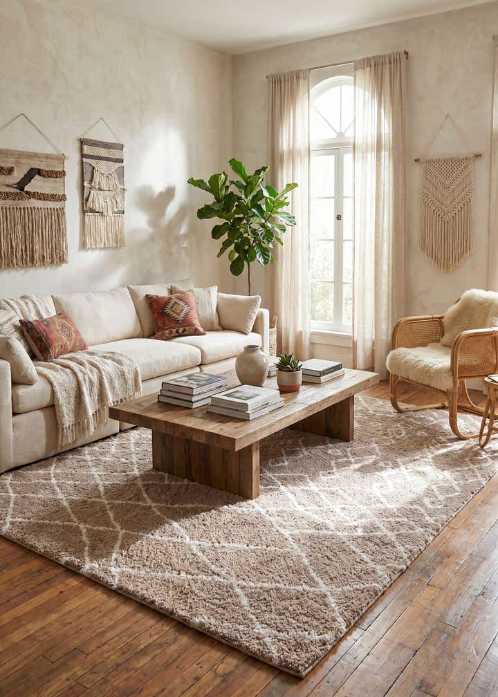10' x 14' Moroccan Shag Rug