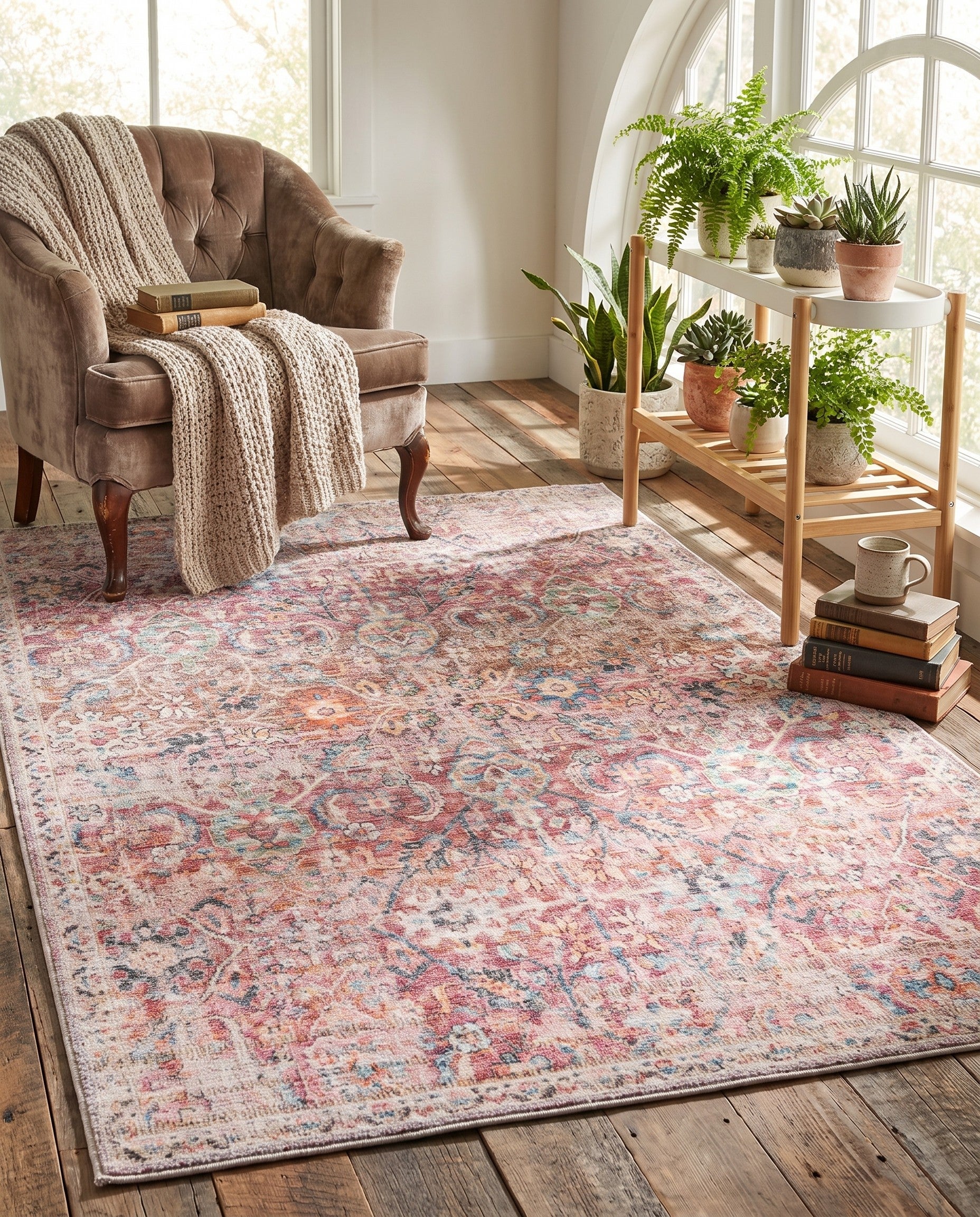 4' x 6' Washable Nostalgia Rug