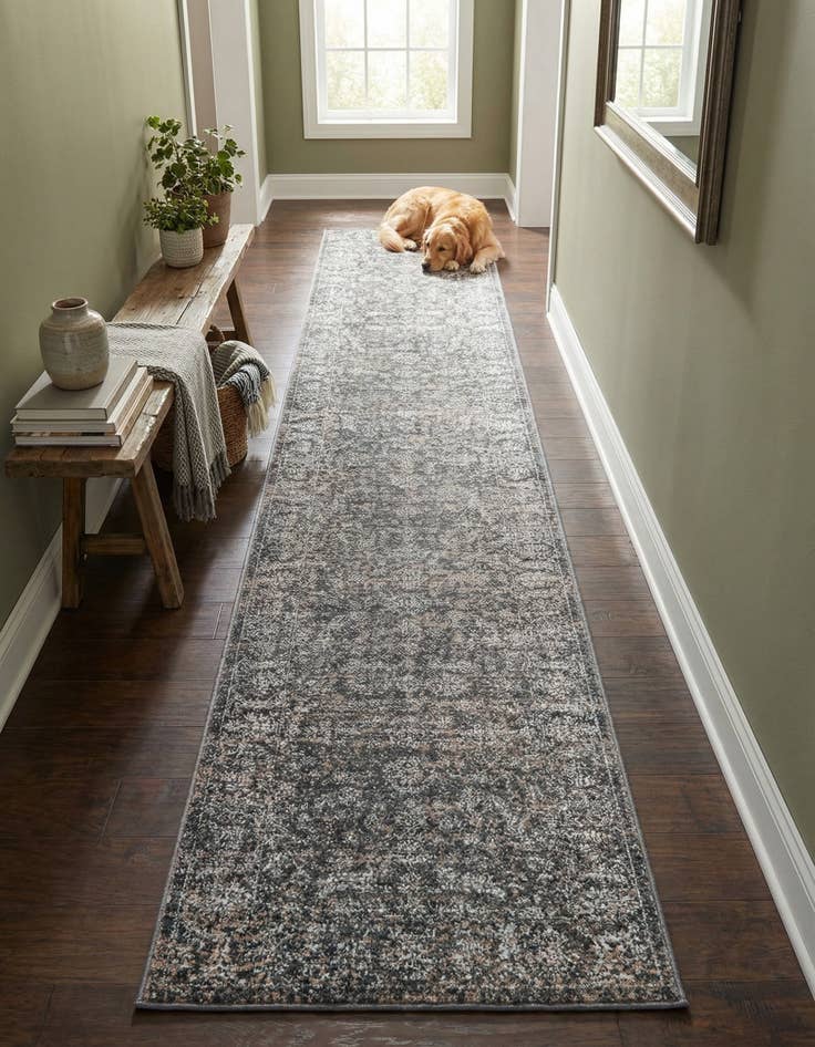 Detail image of Jill Zarin 2' 7 x 14' Uptown Central Park Runner Rug